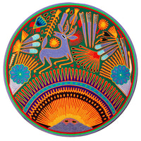 Huichol Yarn Painting Print • C - 03 - Huichol Arts