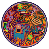 Huichol Yarn Painting Print • C - 09 - Huichol Arts