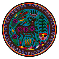 Huichol Yarn Painting Print • C - 14 - Huichol Arts