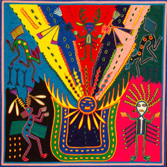 Blessing of Kauyumari and Nakawey - Huichol Arts