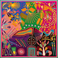 Blessing of the Sacred Water - Huichol Arts