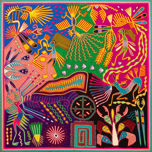 Blessing of the Sacred Water - Huichol Arts