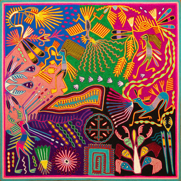 Blessing of the Sacred Water - Huichol Arts