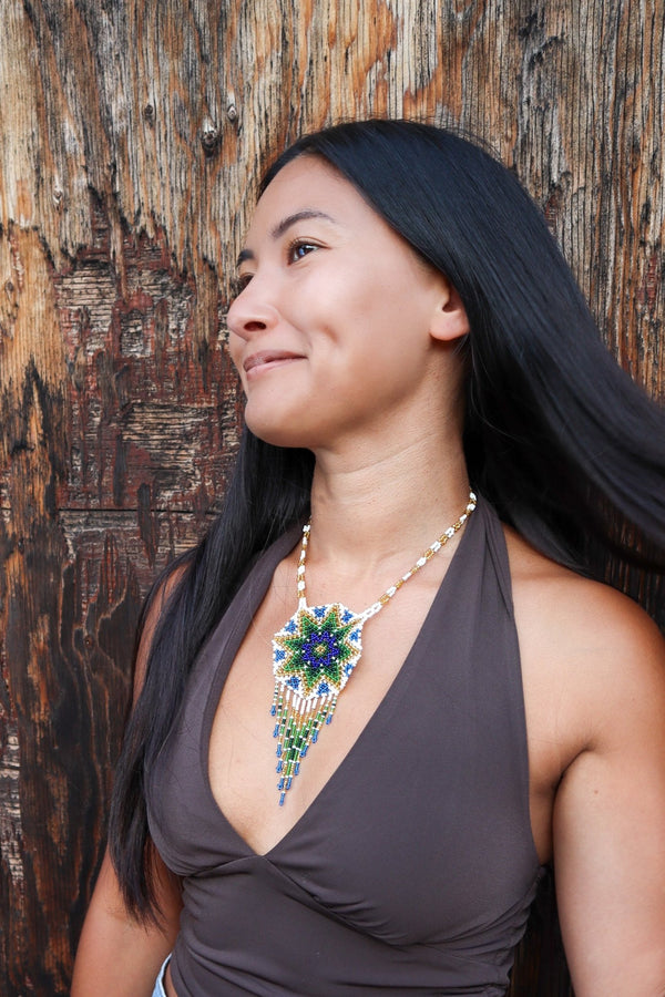 Celestial Star Necklace • Small - Huichol Arts