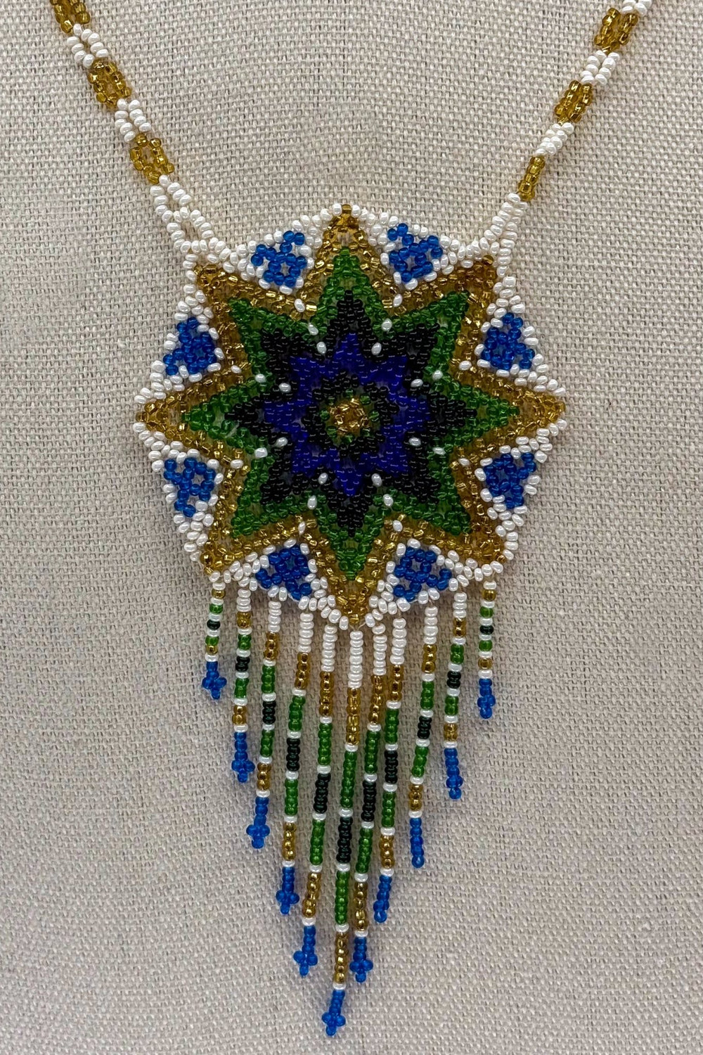 Celestial Star Necklace • Small - Huichol Arts