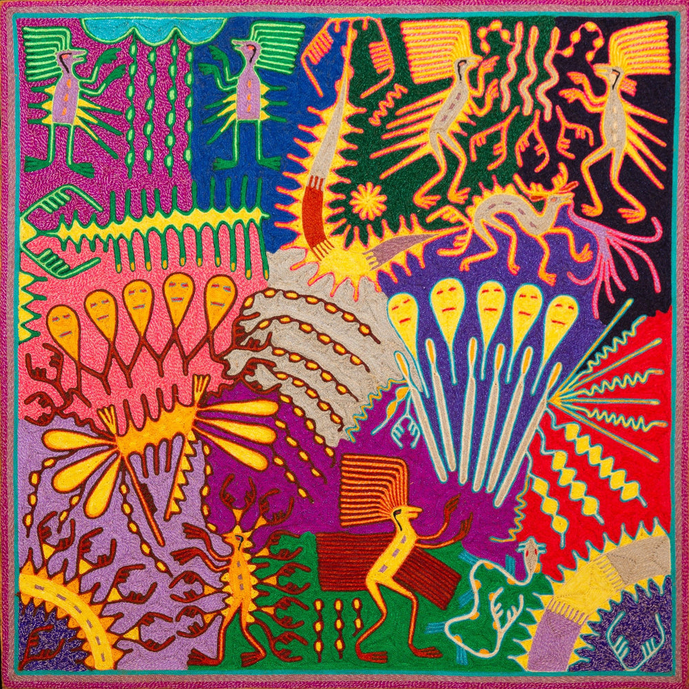 Crystal Blessings fo the Children - Huichol Arts