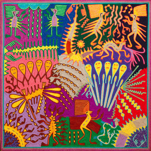 Crystal Blessings fo the Children - Huichol Arts