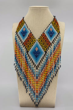 Deer Necklace • L - Huichol Arts
