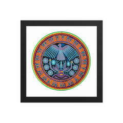 Huichol Yarn Painting Print • C - 04 - Huichol Arts