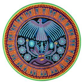 Huichol Yarn Painting Print • C - 04 - Huichol Arts