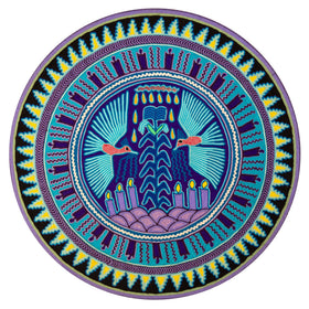 Huichol Yarn Painting Print • C - 05 - Huichol Arts