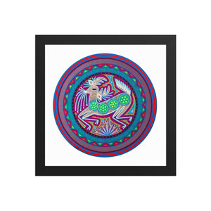Huichol Yarn Painting Print • C - 06 - Huichol Arts