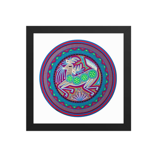 Huichol Yarn Painting Print • C - 06 - Huichol Arts