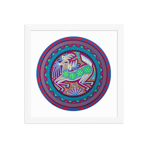 Huichol Yarn Painting Print • C - 06 - Huichol Arts