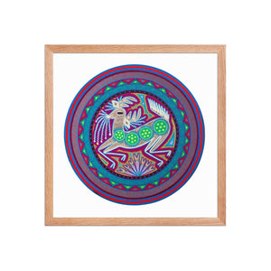 Huichol Yarn Painting Print • C - 06 - Huichol Arts