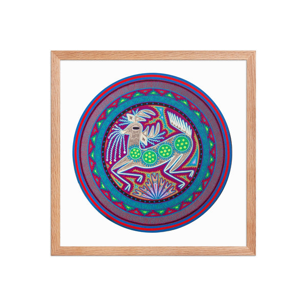 Huichol Yarn Painting Print • C - 06 - Huichol Arts