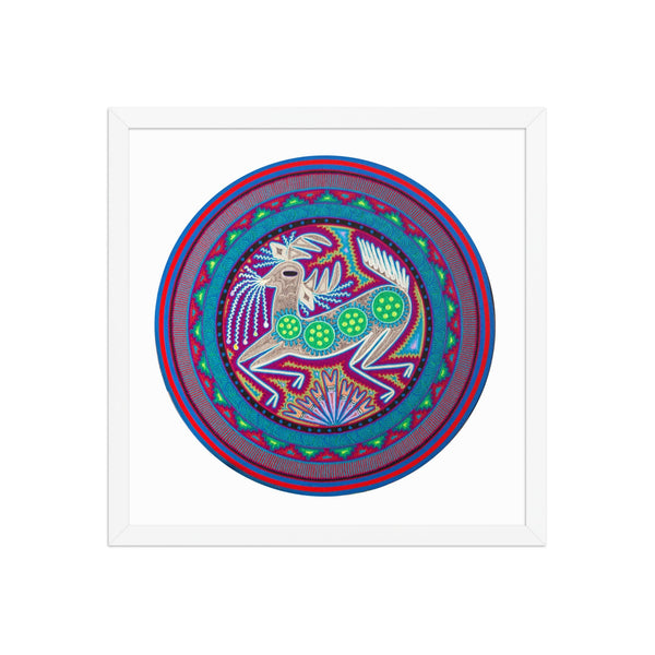Huichol Yarn Painting Print • C - 06 - Huichol Arts