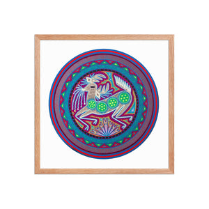 Huichol Yarn Painting Print • C - 06 - Huichol Arts