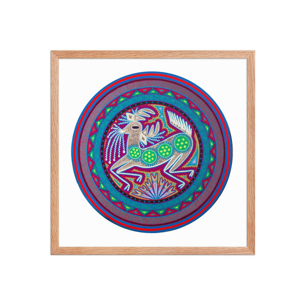 Huichol Yarn Painting Print • C - 06 - Huichol Arts