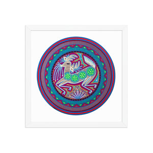 Huichol Yarn Painting Print • C - 06 - Huichol Arts