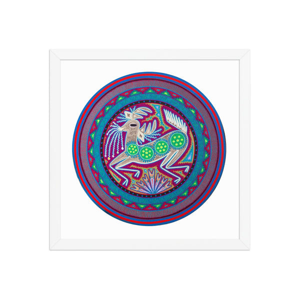 Huichol Yarn Painting Print • C - 06 - Huichol Arts