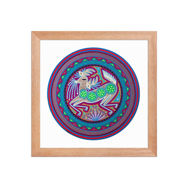 Huichol Yarn Painting Print • C - 06 - Huichol Arts
