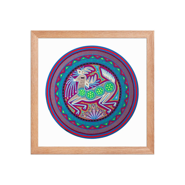 Huichol Yarn Painting Print • C - 06 - Huichol Arts