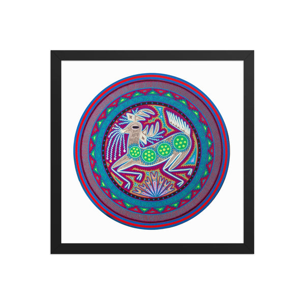 Huichol Yarn Painting Print • C - 06 - Huichol Arts