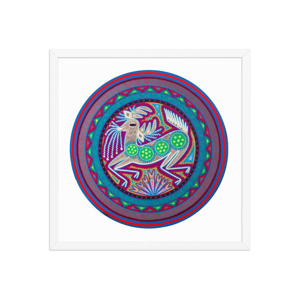 Huichol Yarn Painting Print • C - 06 - Huichol Arts