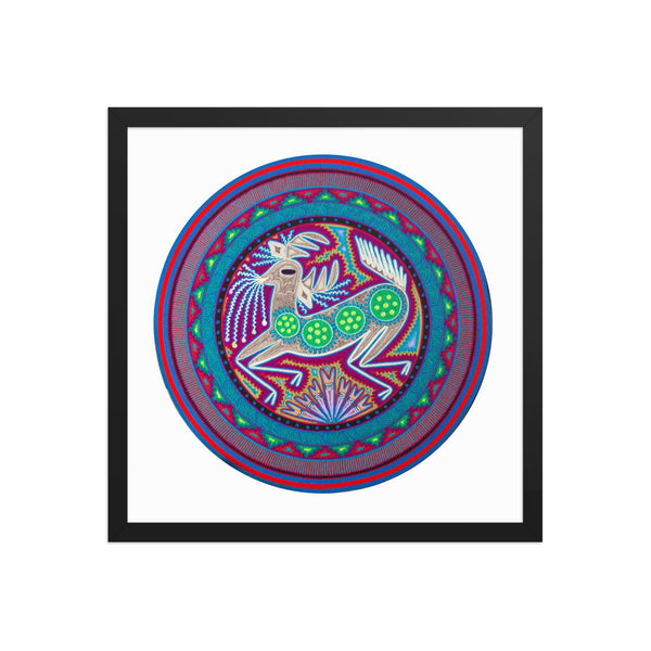 Huichol Yarn Painting Print • C - 06 - Huichol Arts