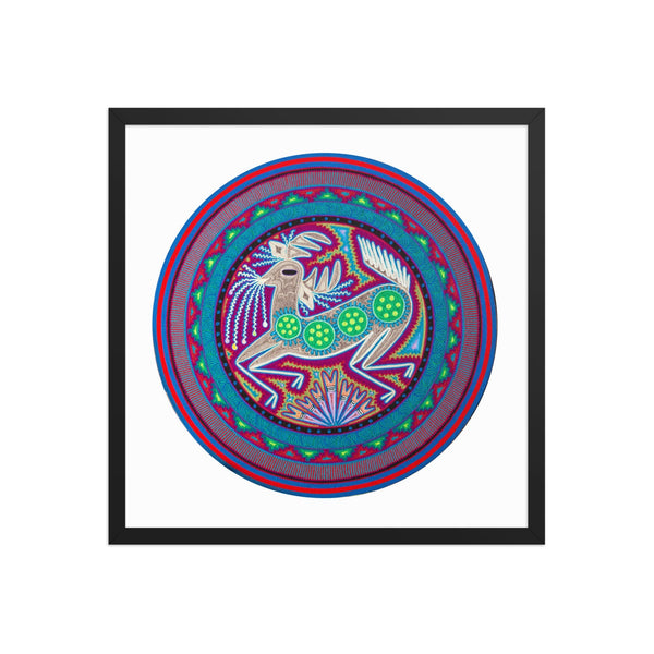 Huichol Yarn Painting Print • C - 06 - Huichol Arts