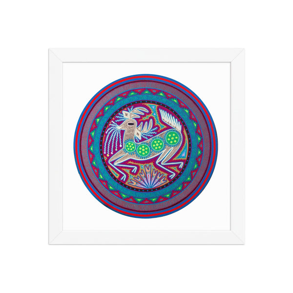 Huichol Yarn Painting Print • C - 06 - Huichol Arts