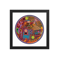 Huichol Yarn Painting Print • C - 09 - Huichol Arts