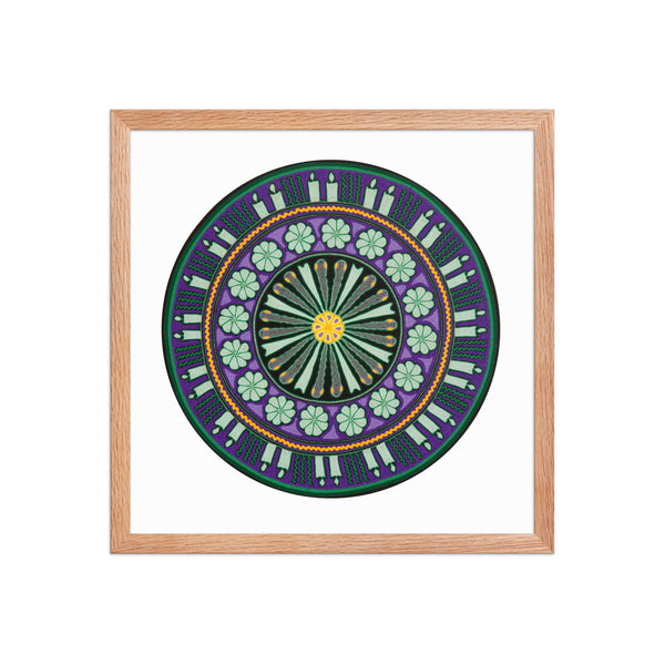 Huichol Yarn Painting Print • C - 10 - Huichol Arts