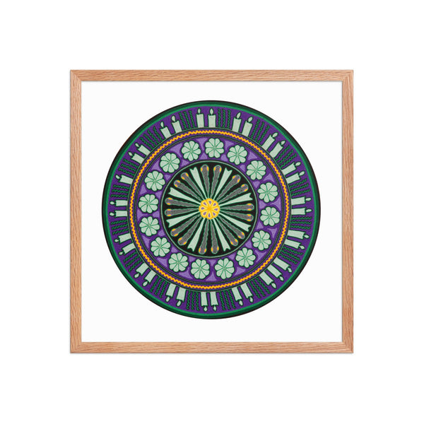 Huichol Yarn Painting Print • C - 10 - Huichol Arts