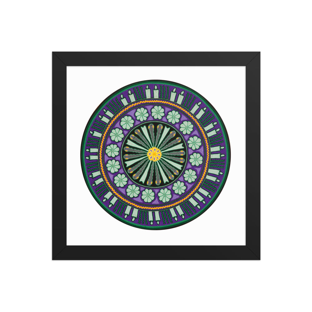 Huichol Yarn Painting Print • C - 10 - Huichol Arts