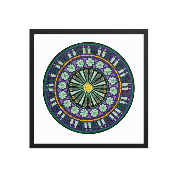 Huichol Yarn Painting Print • C - 10 - Huichol Arts