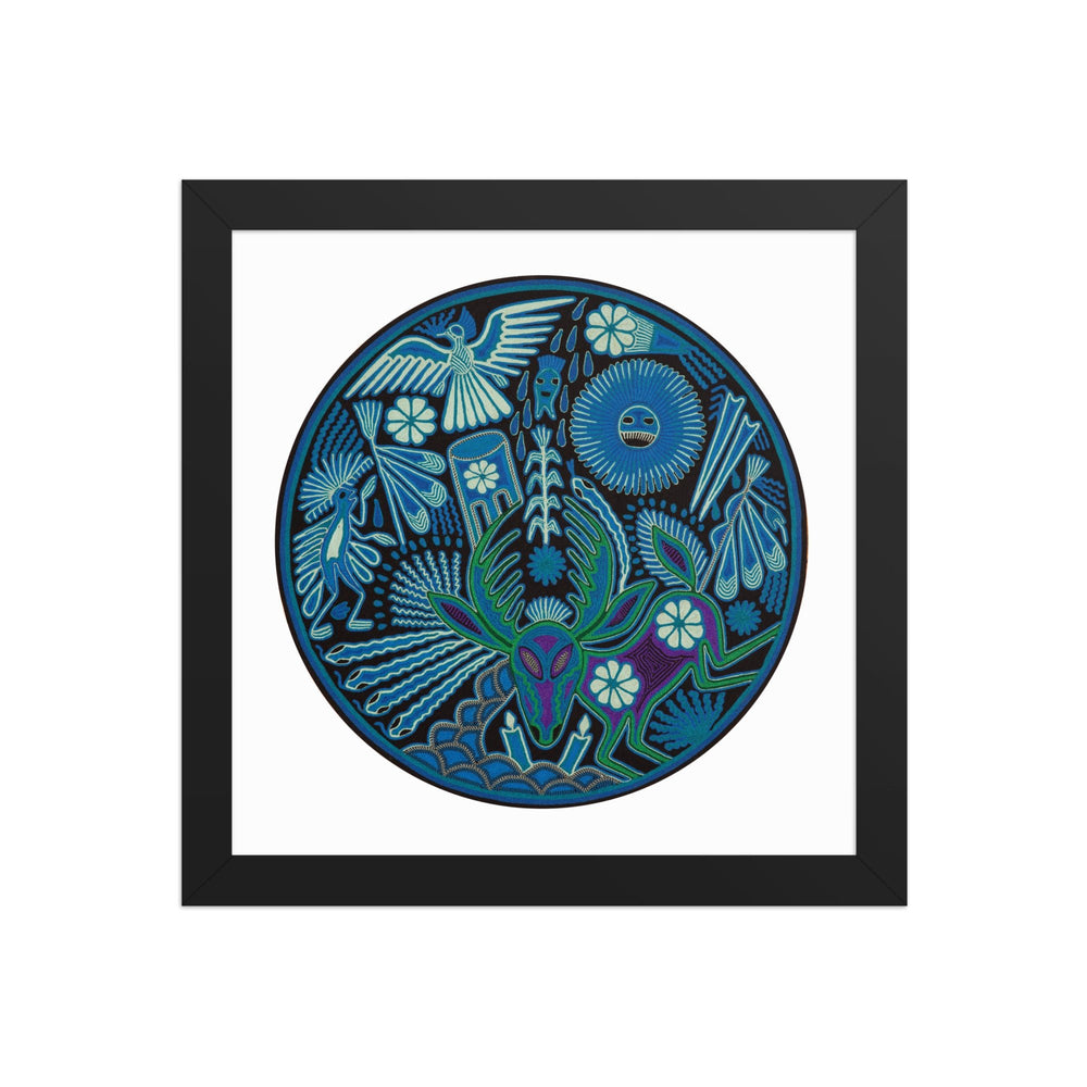 Huichol Yarn Painting Print • C - 11 - Huichol Arts