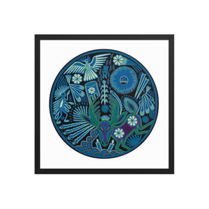 Huichol Yarn Painting Print • C - 11 - Huichol Arts