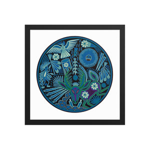 Huichol Yarn Painting Print • C - 11 - Huichol Arts