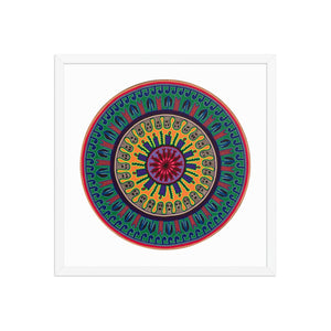 Huichol Yarn Painting Print • C - 12 - Huichol Arts