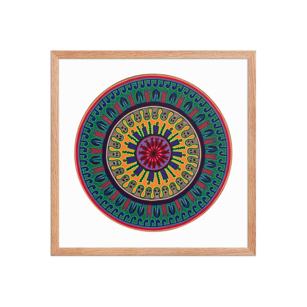 Huichol Yarn Painting Print • C - 12 - Huichol Arts