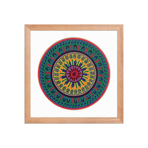 Huichol Yarn Painting Print • C - 12 - Huichol Arts