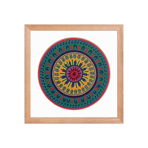 Huichol Yarn Painting Print • C - 12 - Huichol Arts