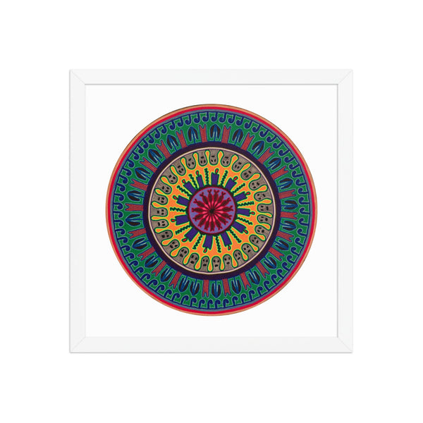 Huichol Yarn Painting Print • C - 12 - Huichol Arts