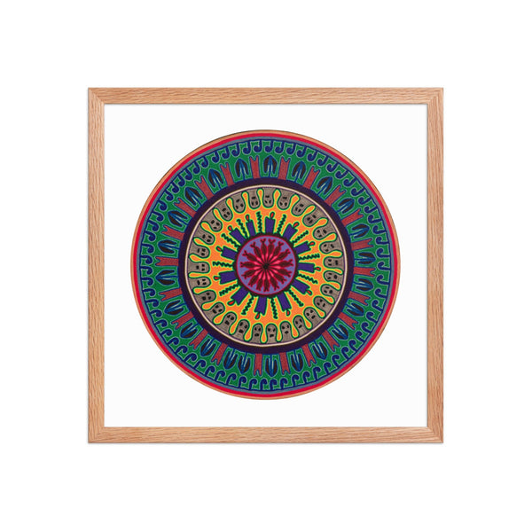 Huichol Yarn Painting Print • C - 12 - Huichol Arts