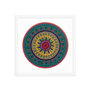 Huichol Yarn Painting Print • C - 12 - Huichol Arts