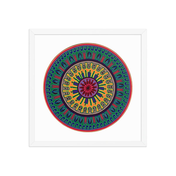 Huichol Yarn Painting Print • C - 12 - Huichol Arts