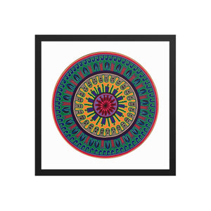 Huichol Yarn Painting Print • C - 12 - Huichol Arts