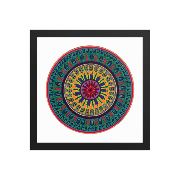 Huichol Yarn Painting Print • C - 12 - Huichol Arts